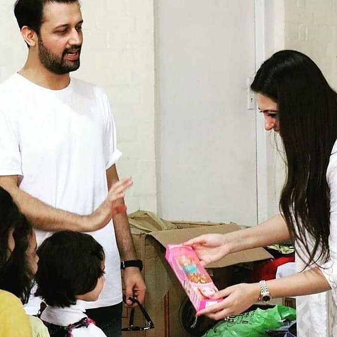 atif aslam wife and kids