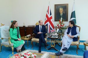 The Duke and Duchess of Cambridge meet PM Imran Khan