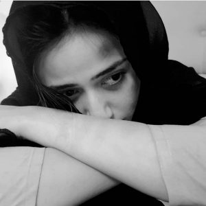 Sana Javed as rape victim