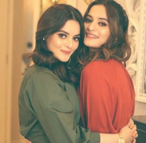 Aimen Khan and Minal Khan