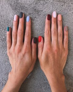 Rainbow Nails