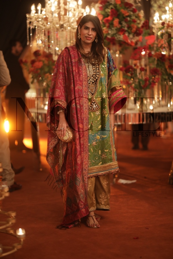 Zainab Malik at Shahrose and Adhams wedding