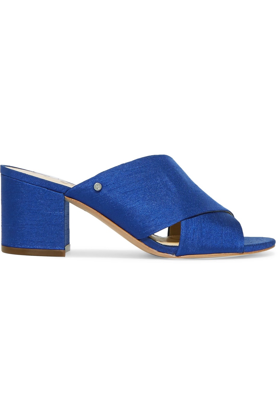 SAM EDELMAN Stanley slub satin mules