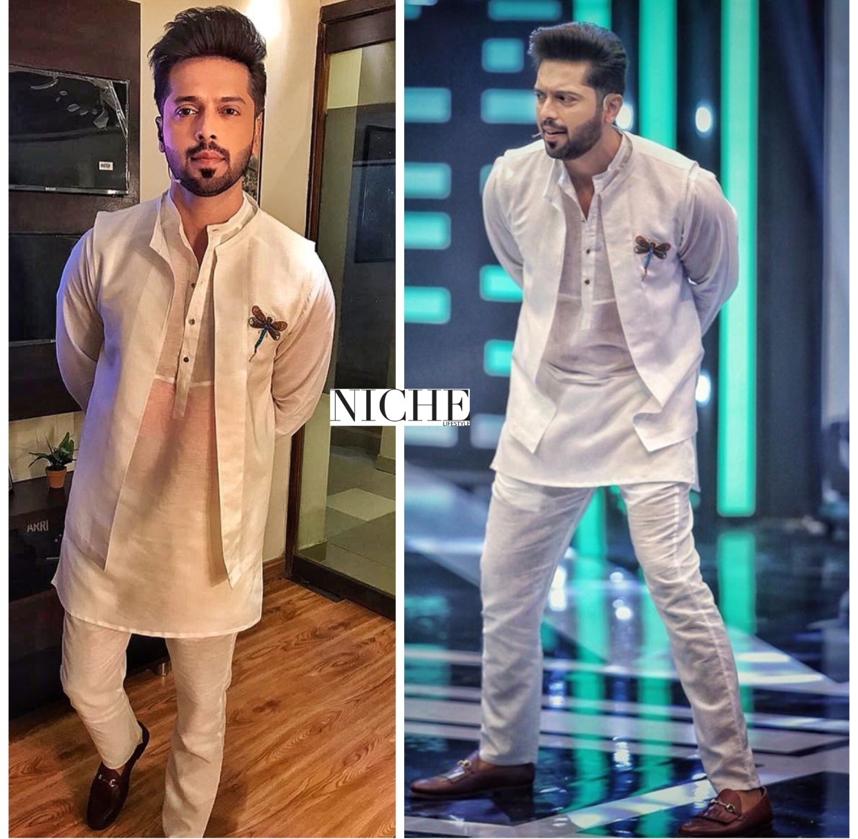 Fahad mustafa dressing in hotsell jeeto pakistan