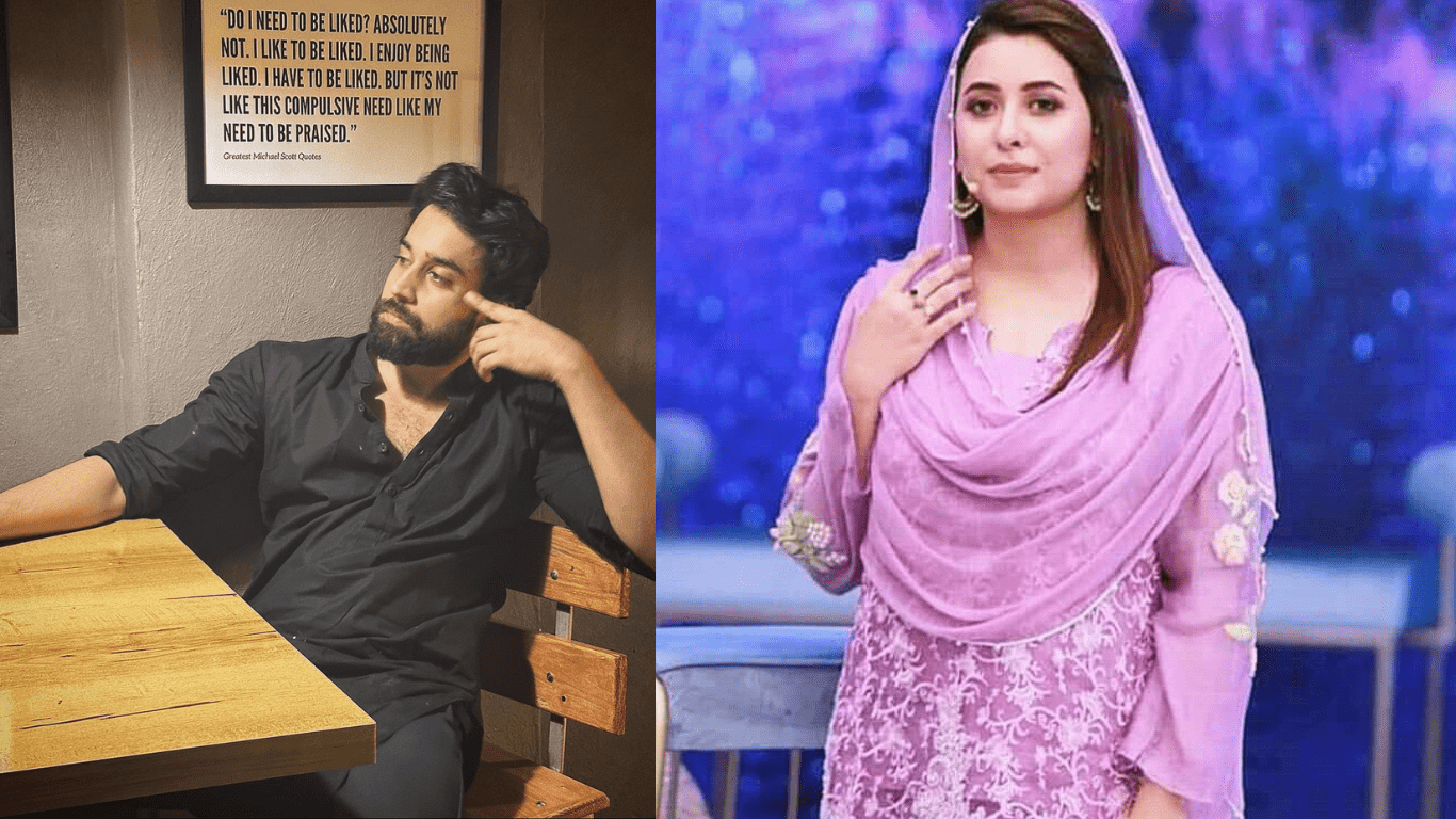 Host Rabia Anum calls out fans for recording videos of Bilal Abbas while performing Tawaaf at Kabaah
