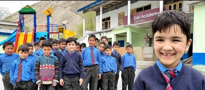 Shirazi, the young Golden-button Youtuber from Gilgit Baltistan Upgrades his Village School with his Social Media earnings