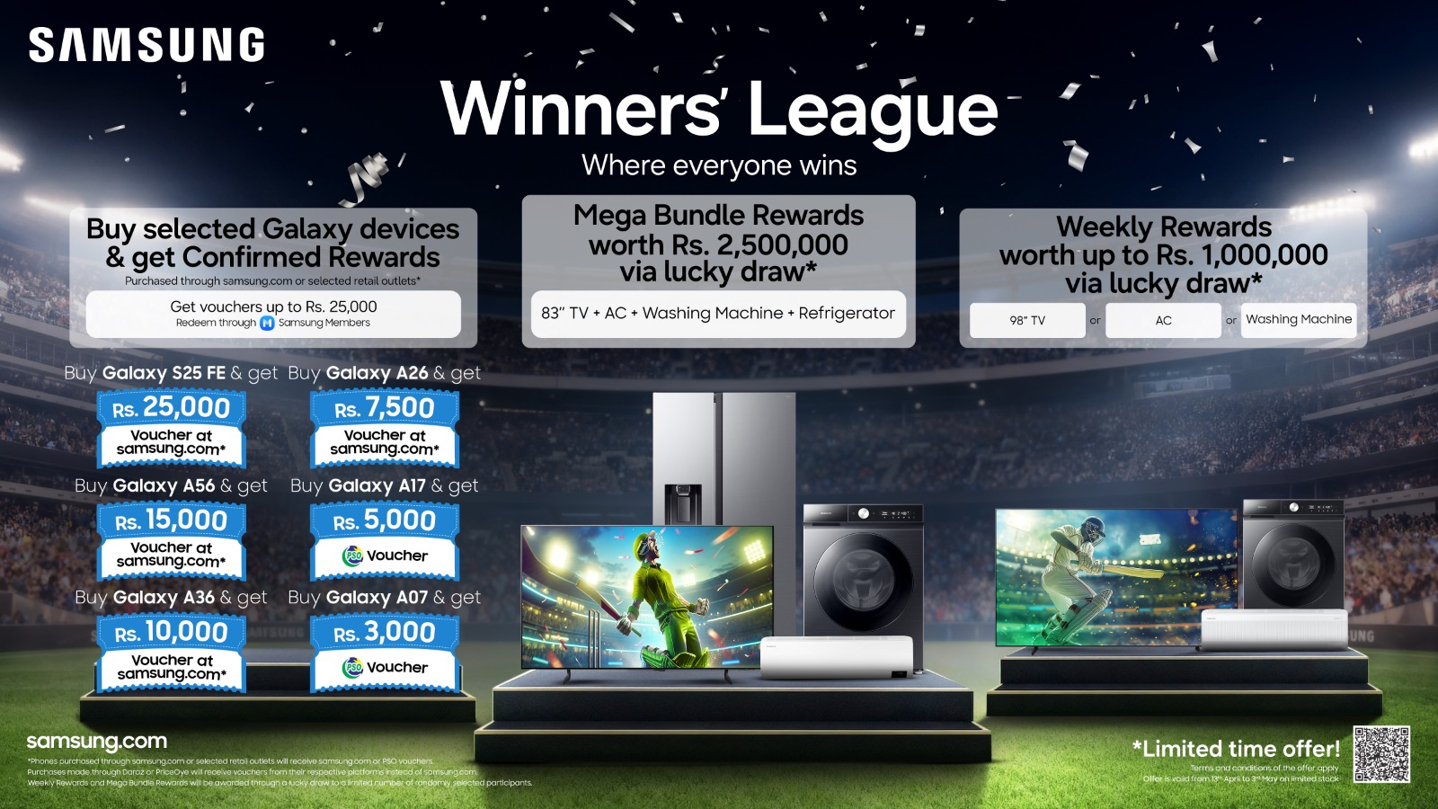 Samsung Launches ‘Winners League’ Campaign – Where Everyone Wins This Season