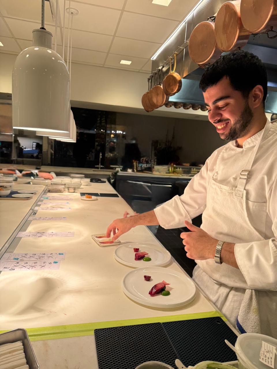 In Talks with Imad Hasnain a sous chef at The Modern NY